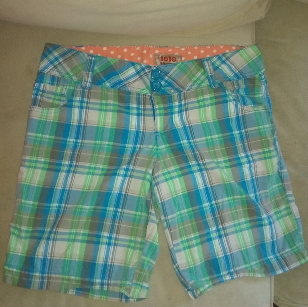 Plaid Shorts. Sz 9.